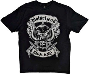 Motörhead Tričko Crossed Swords England Crest Unisex Black XL