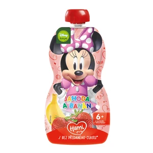 HAMI Kapsička ovocná Minnie Jahoda a banán 110g, od uk. 6. mesiaca