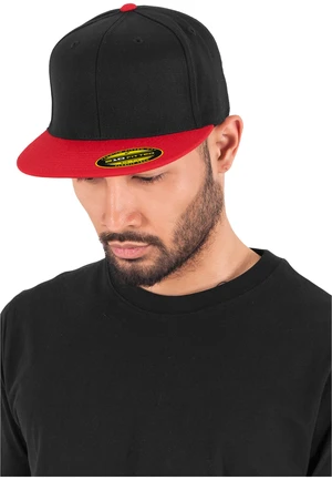 Premium 210 Fitted 2-Tone blk/red