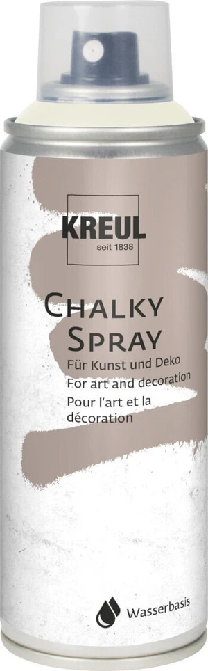 Kreul Chalky Spray cu vopsea White Cotton 200 ml 1 buc