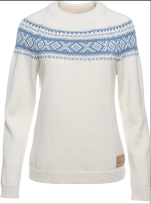 Dale of Norway Vågsøy Womens Wool Sweater Off White/Blueshadow S Jersey Camiseta de esquí / Sudadera con capucha