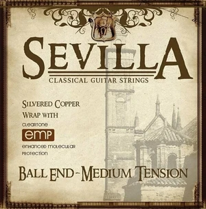 Sevilla Medium Tension Ball End Struny Nylonowe do Gitary Klasycznej