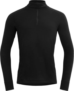 Devold Duo Active Merino 205 Zip Neck Man Black M Sous-vêtements thermiques