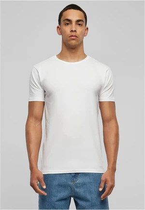 Fitted stretch T-shirt white