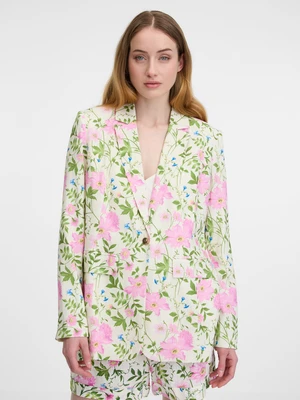 Orsay Creamy Women's Floral Blazer - Women's