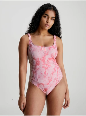 Pink Women's One-piece Swimsuit Calvin Klein Underwear Authentic-One Piece- Women