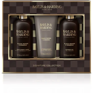 Baylis & Harding Black Pepper & Ginseng dárková sada (na obličej, tělo a vlasy) pro muže