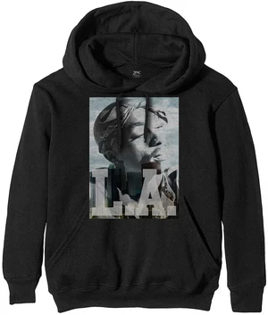 2Pac Hoodie LA Skyline Black 2XL