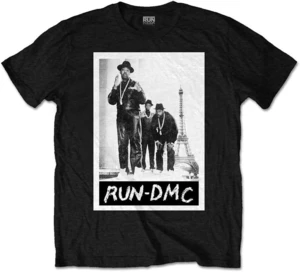 Run DMC Tricou Paris Photo Unisex Black 2XL