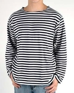 Sailor Breton Long Sleeve Cămaşă Blue 2XL