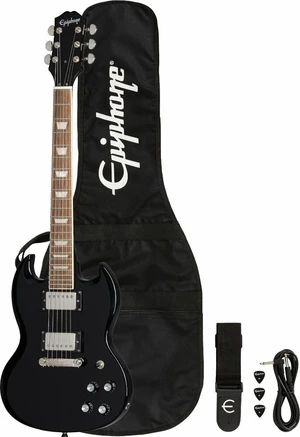 Epiphone Power Players SG Dark Matter Ebony Elektromos gitár