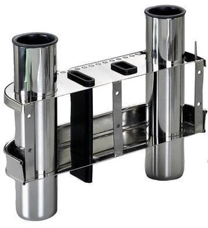 Osculati Stainless Steel Rod Holder for bulkhead mounting 2 rods Držák na člun