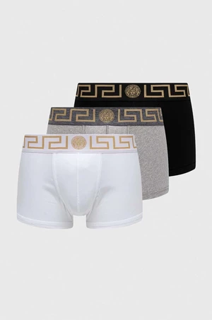 Boxerky Versace 3-pak pánske, biela farba, AU10326 A232741