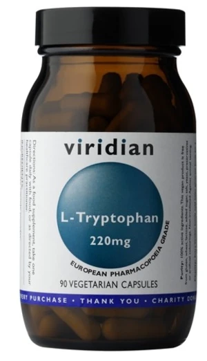 VIRIDIAN L-Tryptophan 220 mg 90 kapslí