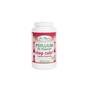 Dr.Popov Psyllium Stopcukr 120 kapslí