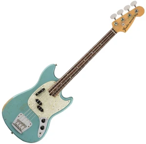 Fender JMJ Mustang Bass RW Faded Daphne Blue E-Bass