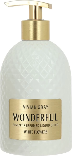 Vivian Gray Luxusní tekuté mýdlo Wonderful White Flowers (Liquid Soap) 500 ml