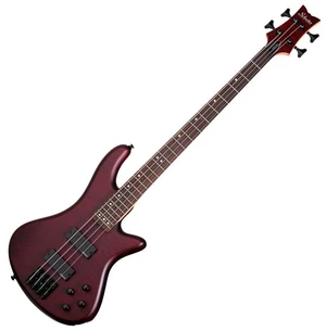 Schecter Stiletto Custom-4 Vampyre Red Satin Bajo de 4 cuerdas