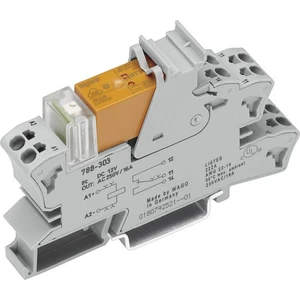 WAGO 788-303 reléový modul Menovité napätie: 12 V/DC Spínací prúd (max.): 16 A 1 prepínací  1 ks