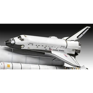 Revell 05674 RV 1:144 Geschenkset Space Shuttle& Booster Rockets, 40th. vesmírny model, stavebnica 1:144