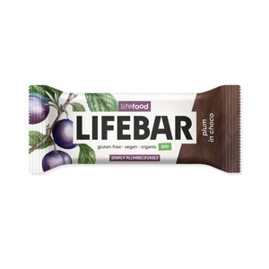 Tyčinka Lifebar slivka v čokoláde 40 g BIO   LIFEFOOD