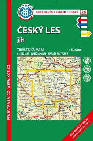 KČT 29 Český les jih 1:50 000