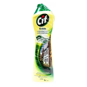 Tekutý piesok do kúpeľne a kuchyne Cif Lemon, 500 ml