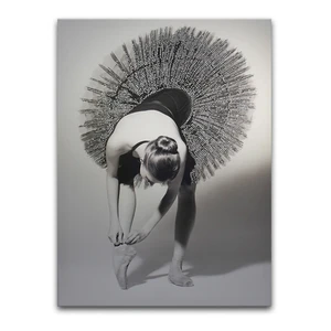 Obraz Styler Canvas Glam Balerina, 60 × 80 cm