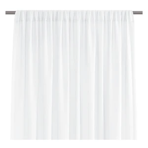 Biely záves AmeliaHome Voile Pleat, 140 x 270 cm