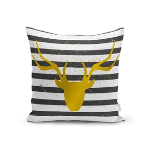 Obliečka na vankúš Minimalist Cushion Covers Striped Reindeer, 42 x 42 cm