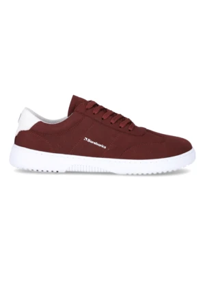 Barefoot tenisky Barebarics Pulsar - Maroon & White 38