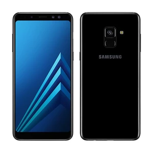 Samsung Galaxy A8 2018 - A530F, Single SIM, 32GB | Black, B kategória - használt, 12 hónap garancia