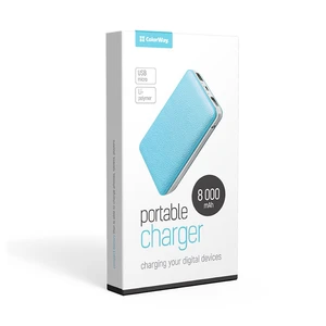 ColorWay Powerbank 8000mAh, blue