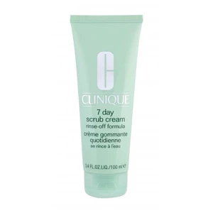 Clinique 7 Day Scrub Cream 100 ml peeling pre ženy na veľmi suchú pleť; na rozjasnenie pleti