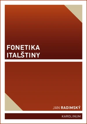 Fonetika italštiny - Jan Radimský - e-kniha