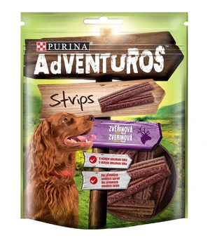 ADVENTUROS Strips 6x90g S Príchuťou Zveriny