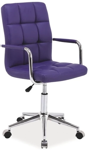 SIGNAL Dětská židle Q-022 ekokůže fialová