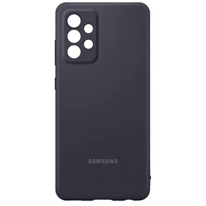 Kryt na mobil Samsung Silicon Cover na Galaxy A52/A52 5G/A52s 5G (EF-PA525TBEGWW) čierny ochranný kryt na mobil • na Galaxy A52 • matný finiš • 1,3 mm