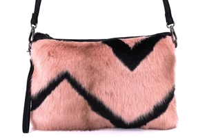 Dámská kabelka crossbody - růžová