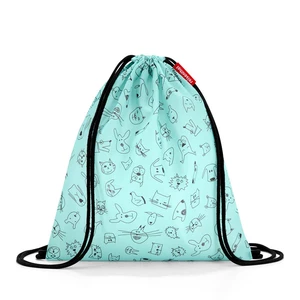 Pytlík na záda Reisenthel Mysac kids Cats and dogs mint