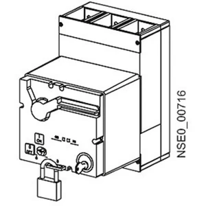 Siemens 3VL9600-3MN00 motorový pohon 1 ks    (š x v x h) 173 x 190 x 160 mm