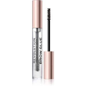 Makeup Revolution Brow Glue transparentní fixační gel na obočí 3 ml