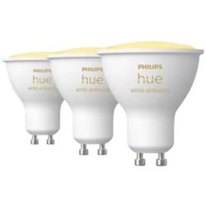 LED žárovka Philips Lighting Hue Hue White Ambiance GU10 Dreierpack 3x230lm, GU10, 12.9 W, N/A