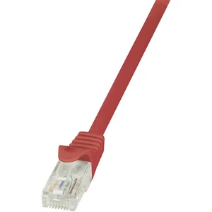 LogiLink CP2054U RJ45 sieťové káble, prepojovacie káble CAT 6 U/UTP 2.00 m červená s ochranou 1 ks