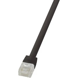 LogiLink CF2073U RJ45 sieťové káble, prepojovacie káble CAT 6 U/UTP 5.00 m čierna veľmi flexibilné 1 ks