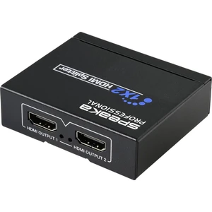 SpeaKa Professional SP-HDS-110 1 + 2 porty HDMI splitter  3840 x 2160 Pixel čierna