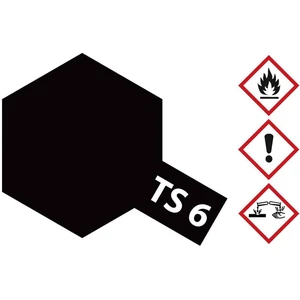 Akrylová farba Tamiya matná čierna TS-6 sprej 100 ml