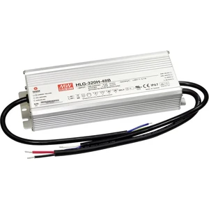 Mean Well HLG-320H-48B LED driver, napájací zdroj pre LED  konštantné napätie, konštantný prúd 321 W 6.7 A 24 - 48 V/DC