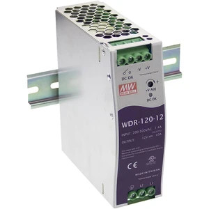 Sieťový zdroj na DIN lištu Mean Well WDR-120-12 12 V / DC 10 A 120 W 1 x