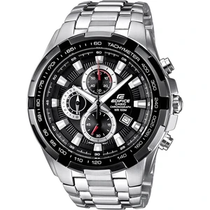 Casio chronografické náramkové hodinky EF-539D-1AVEF (d x š x v) 53.5 x 48.5 x 11.5 mm strieborná, čierna Materiál puzdr